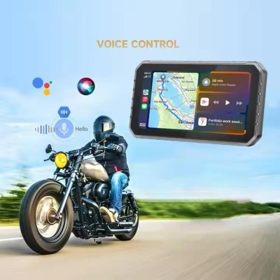 Support de guidon ferme 7 pouces moto Gps  navigateur Carplay 7 pouces bwm Carplay moto Carplay écran pour moto