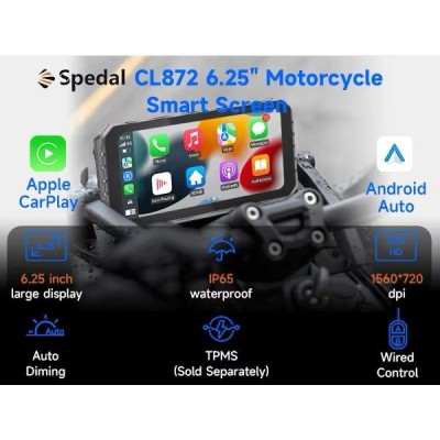 Support de guidon ferme 7 pouces moto Gps  navigateur Carplay 7 pouces bwm Carplay moto Carplay écran pour moto